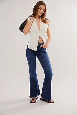 FRAME Le High Flare Side Slit Jeans