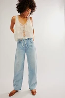 FRAME Long Barrel Jeans