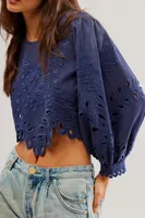 Oleander Denim Top