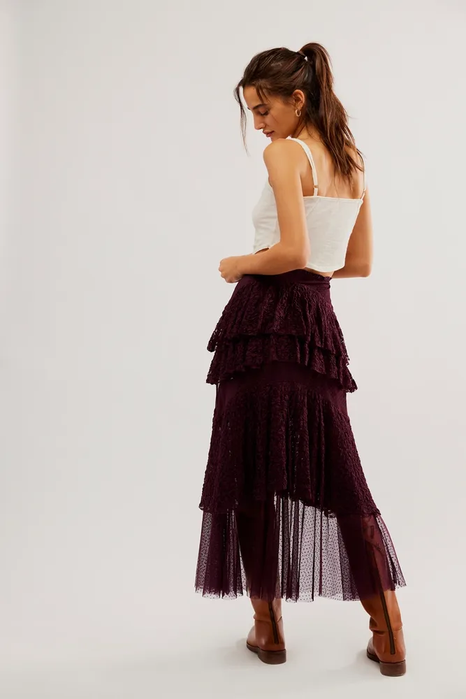 Free People Lace Love Maxi Skirt
