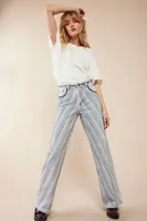 OneTeaspoon Jackson Embellished Wide-Leg Jeans