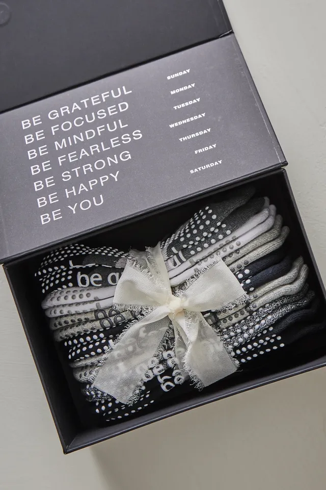 Sticky Be Socks Daily Mantra Grip Sock Box