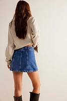 We The Free Runaway Denim Skirt