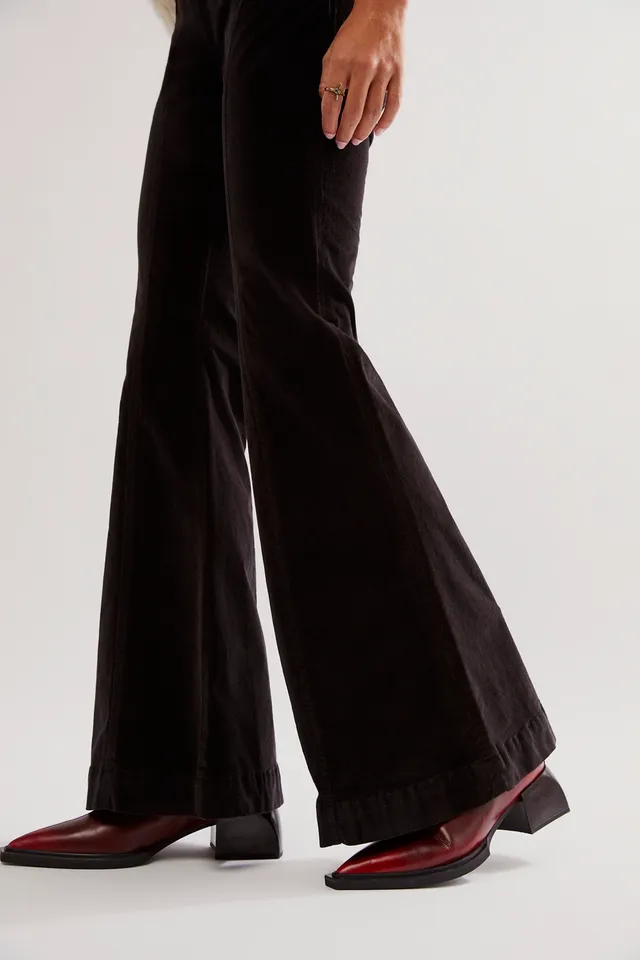 Free People Fast Lane Low-Rise Flare Pants