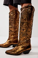 Moody Metallic Cowboy Boots