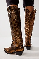 Moody Metallic Cowboy Boots