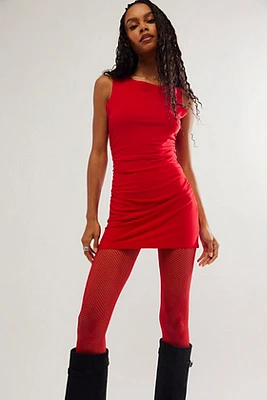 Norma Kamali Sleeveless Pickleball Mini Dress