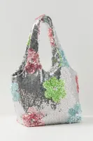 Pastel Posies Sequin Mini Purse