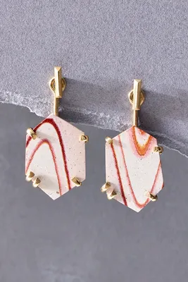 Young in The Mountains Slab Earrings