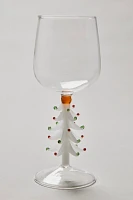 Christmas Tree Wine Glass