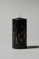 Orna X FP Handpainted Pillar Candle