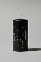 Orna X FP Handpainted Pillar Candle