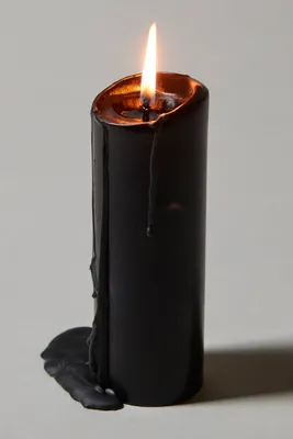Color Drip Pillar Candle