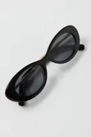 Ella Slim Oval Sunglasses