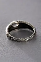 TAT 2 Vintage Silver Stackable Stone Ring