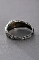 TAT2 Vintage Silver Stackable Ring