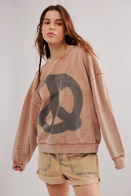 OneTeaspoon Peace Retro Sweater