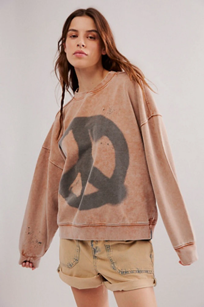 OneTeaspoon Peace Retro Sweater