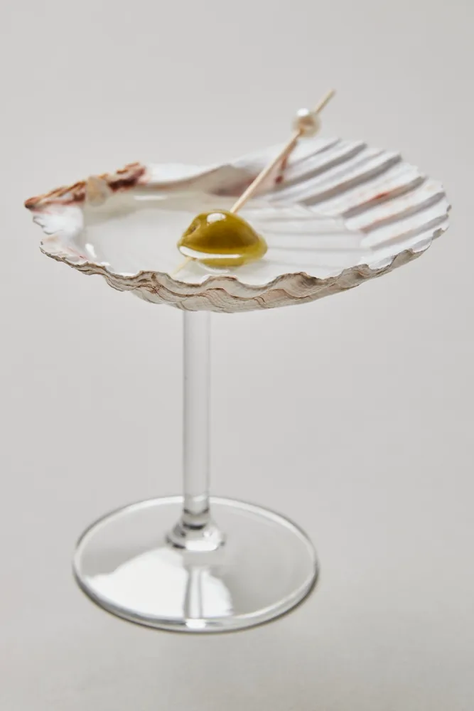 Handmade Seashell Coupe / Martini Glass – Peppery Home