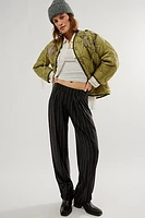 Norma Kamali Low-Rise Pleated Trousers