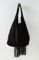 Yazmine Embellished Fringe Bag