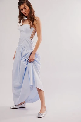 Shona Joy Amada Lace-Up Maxi Dress