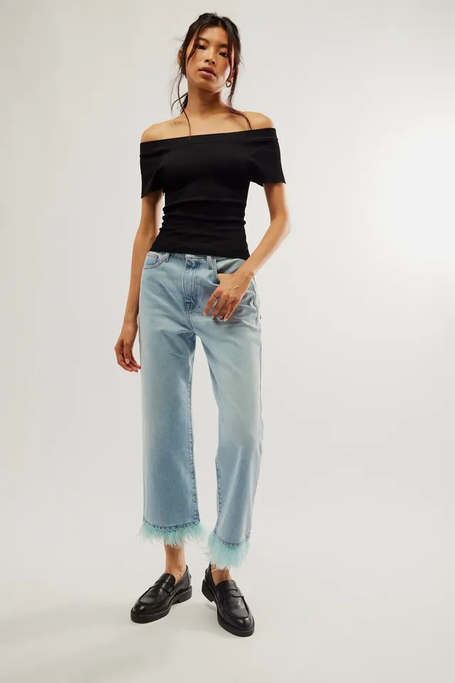 FRAME Jetset Skinny Crop Slit Jeans