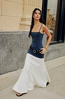 We The Free Catch Sun Denim Maxi Skirt