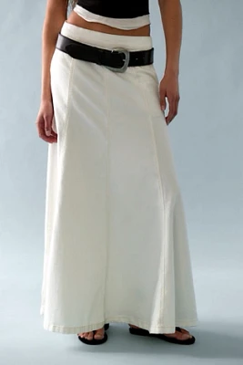 We The Free Catch Sun Denim Maxi Skirt