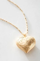 Metal Heart Chain Necklace