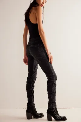 We The Free Daliah Stacked Straight-Leg Jeans