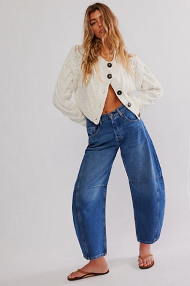 CRVY Venus Barrel Jeans