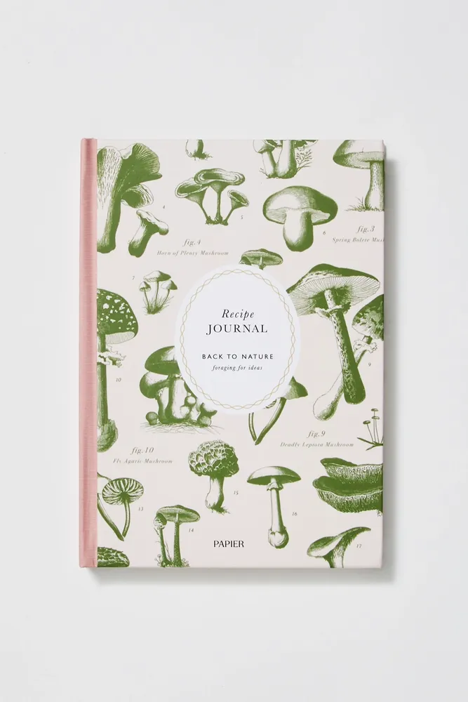 Papier Mushrooms Recipe Journal