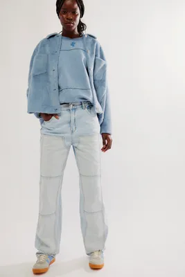 ZGY Hi And Loose Paneled Jeans