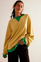 Classic Crew Colorblock Sweatshirt