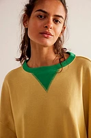 Classic Crew Colorblock Sweatshirt