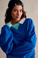 Classic Crew Colorblock Sweatshirt