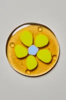 Flower Recycled Glass Coasters