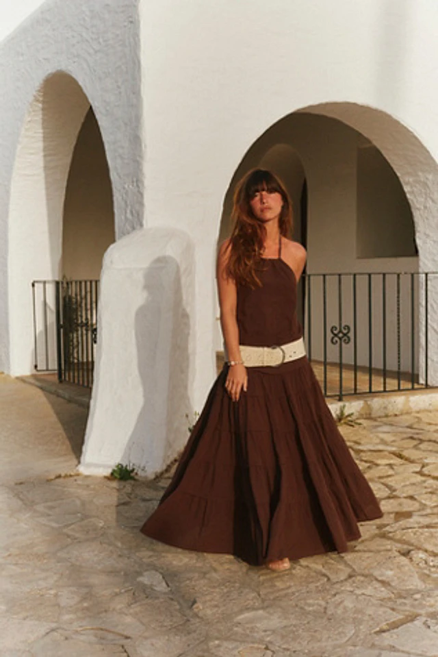 Free People Laurel Hip Belt - Brown LAUREL HIP BELT – Paperdoll Boutique main image 4