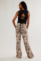 Kinga Csilla Palms Cassie Flare Pants