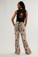 Kinga Csilla Palms Cassie Flare Pants