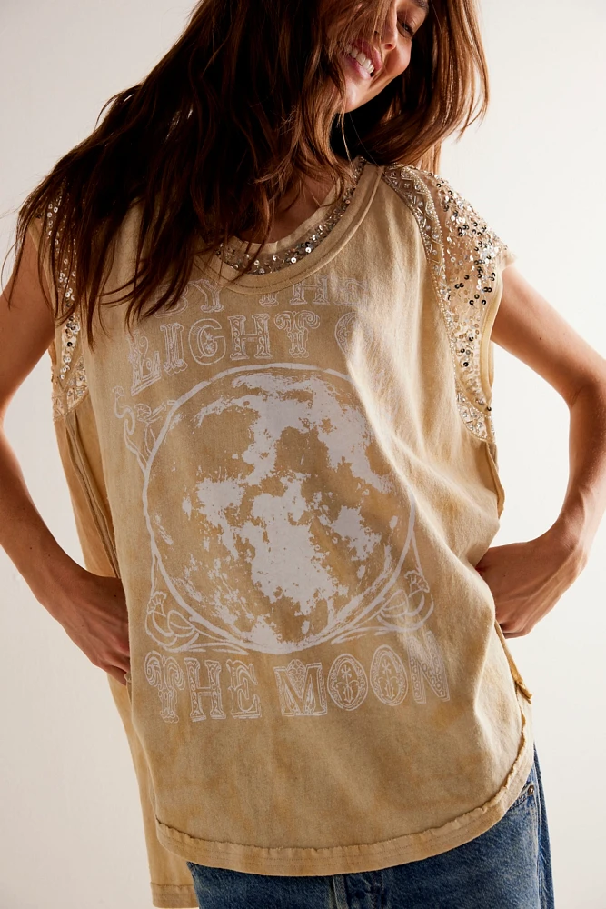 We The Free By Light Of Moon Tee