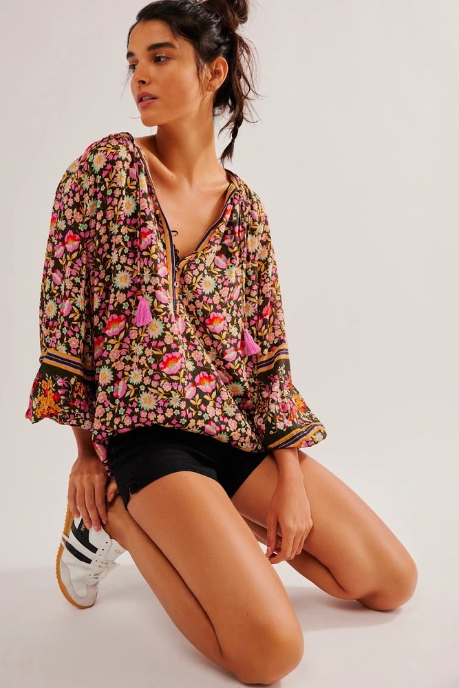 Spell Impala Lily Tie Blouse