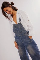 OneTeaspoon Stanton Street Skater Denim Overalls