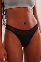 Onyx Tulle Bikini Undies