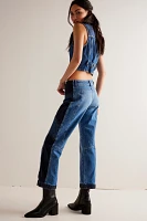 We The Free Moonlit Moto Slim Bootcut Jeans