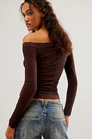 Eyelet Seamless Long Sleeve