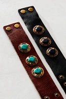 New Beginnings Leather Bracelet