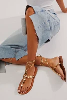 Gold Rush Wrap Sandals