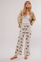 Rolla's Floral Sailor Jeans